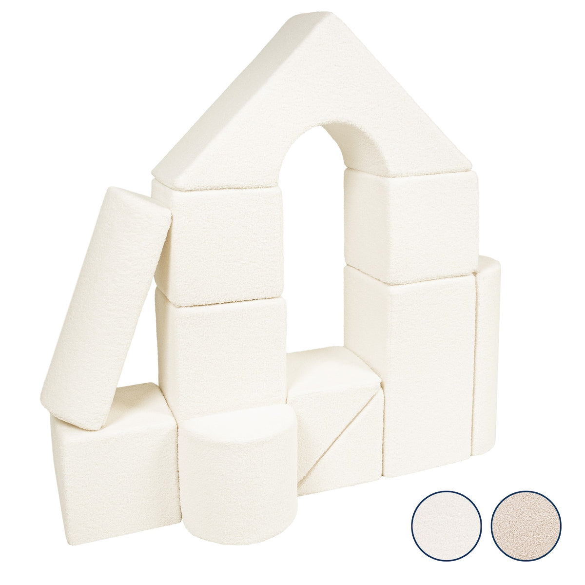 Boucle Foam Soft Play Castle Set 11 Large Blocks for Toddlers