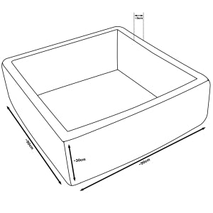 Square Ball Pit - Soft Jersey