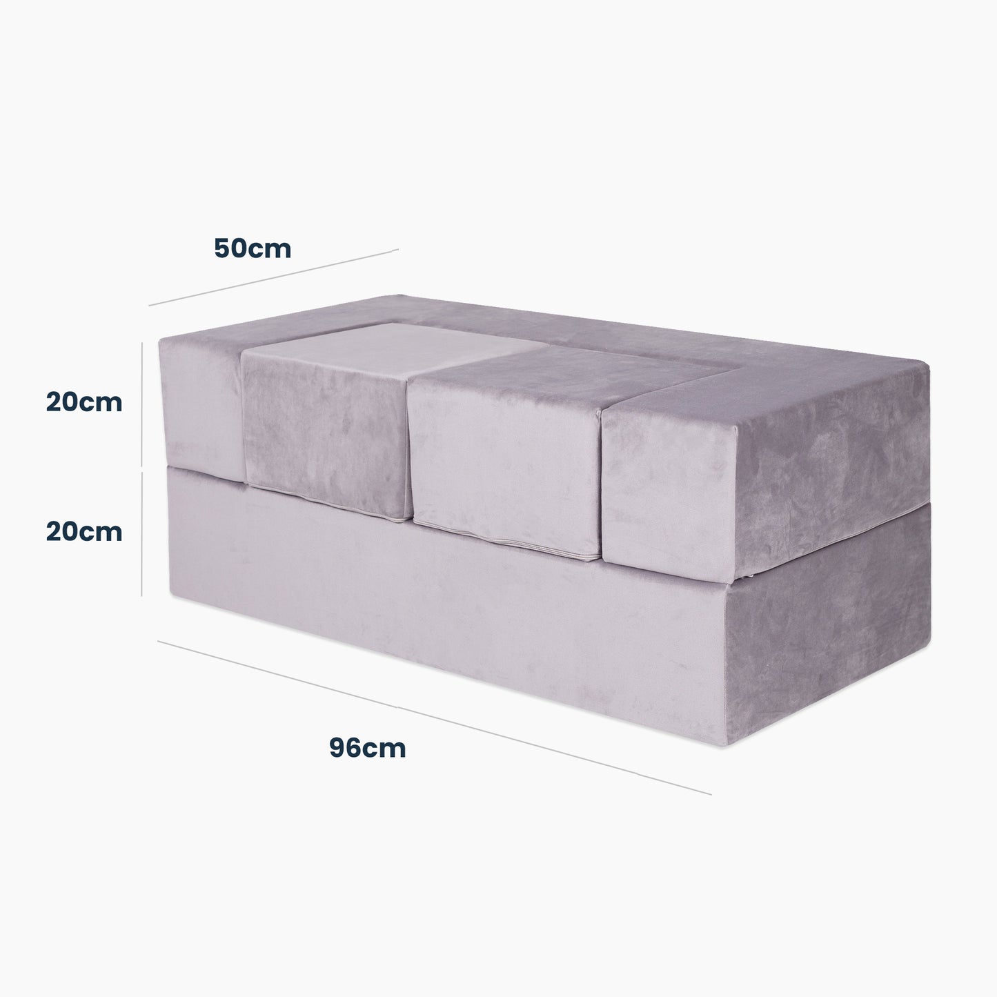 Grey Children's Soft Play Sofa