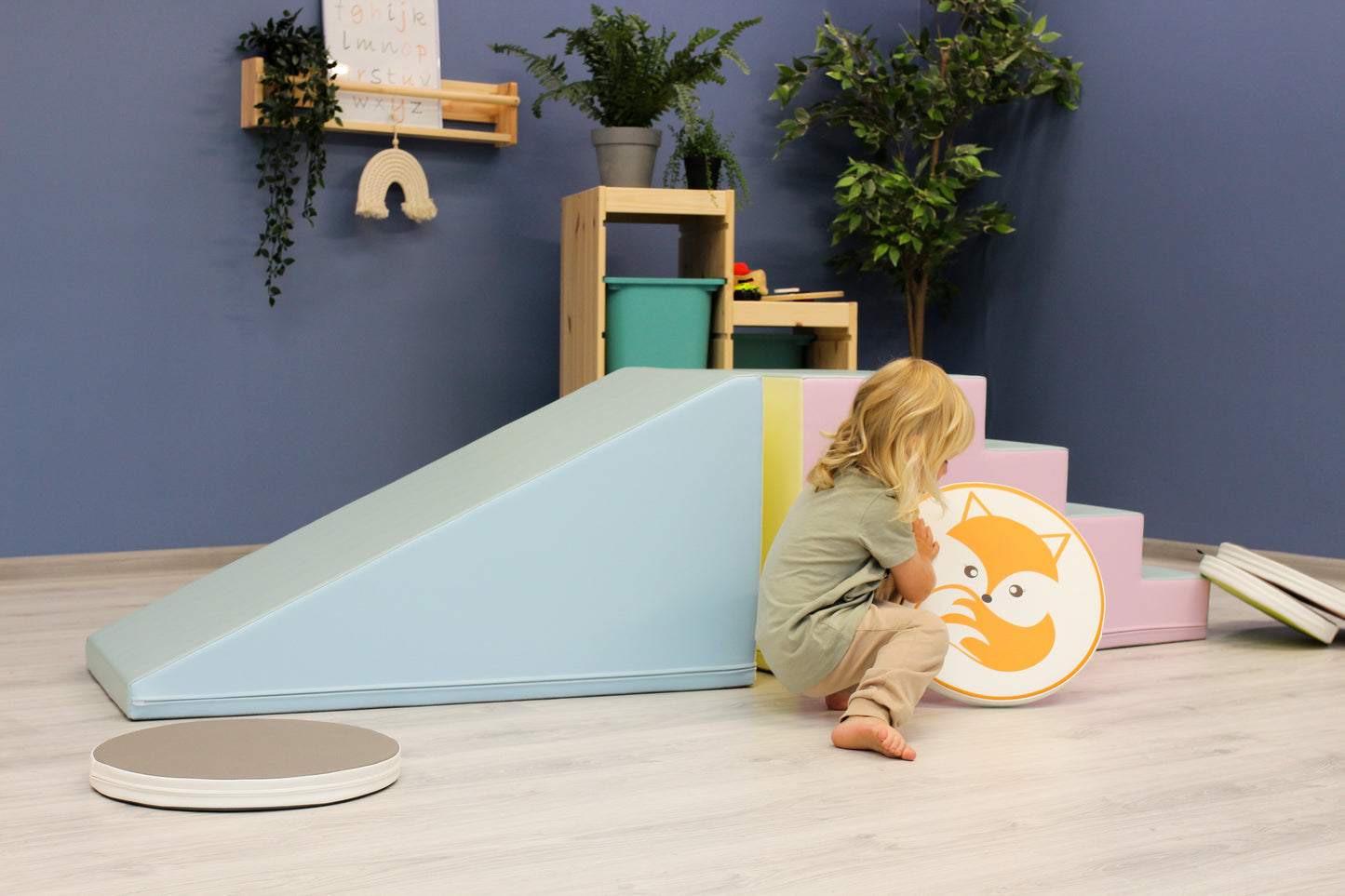 Pastel Soft Play Slide