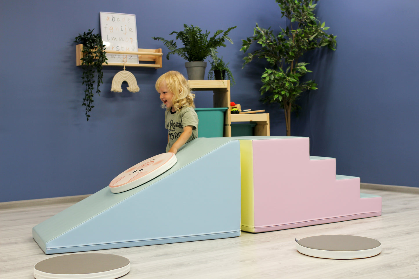 Pastel Soft Play Slide