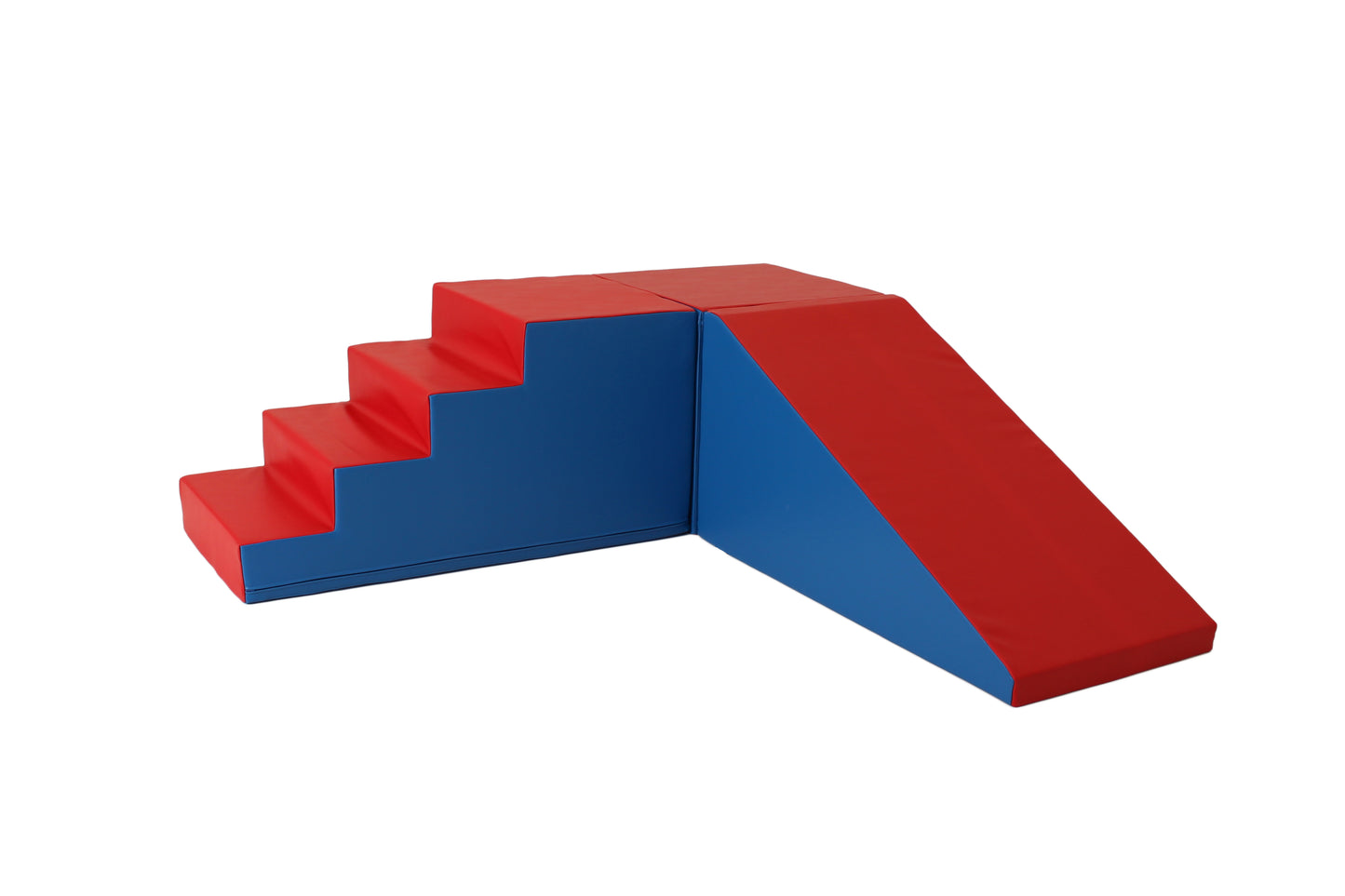 Blue & Red Soft Play Slide