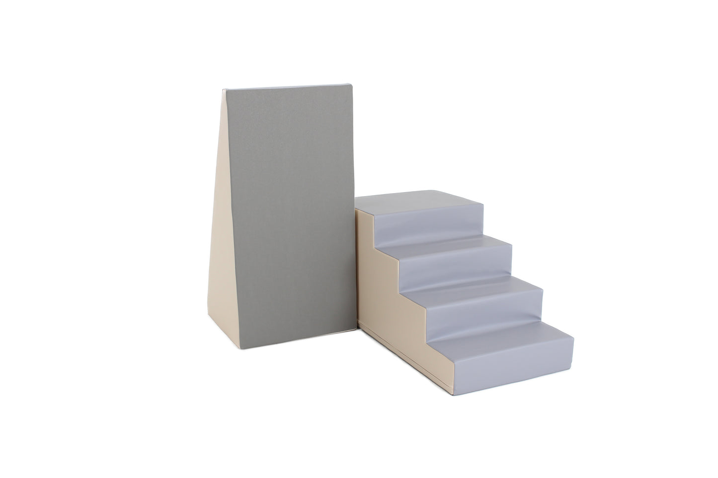 Beige & Grey Soft Play Slide