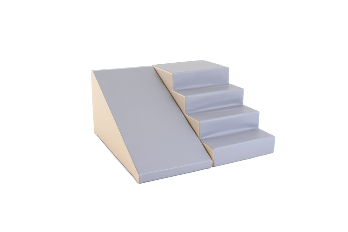 Beige & Grey Soft Play Slide