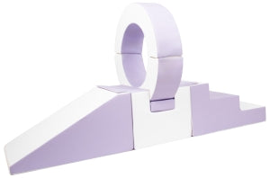 Soft Play Slide with Hoop Lilac
