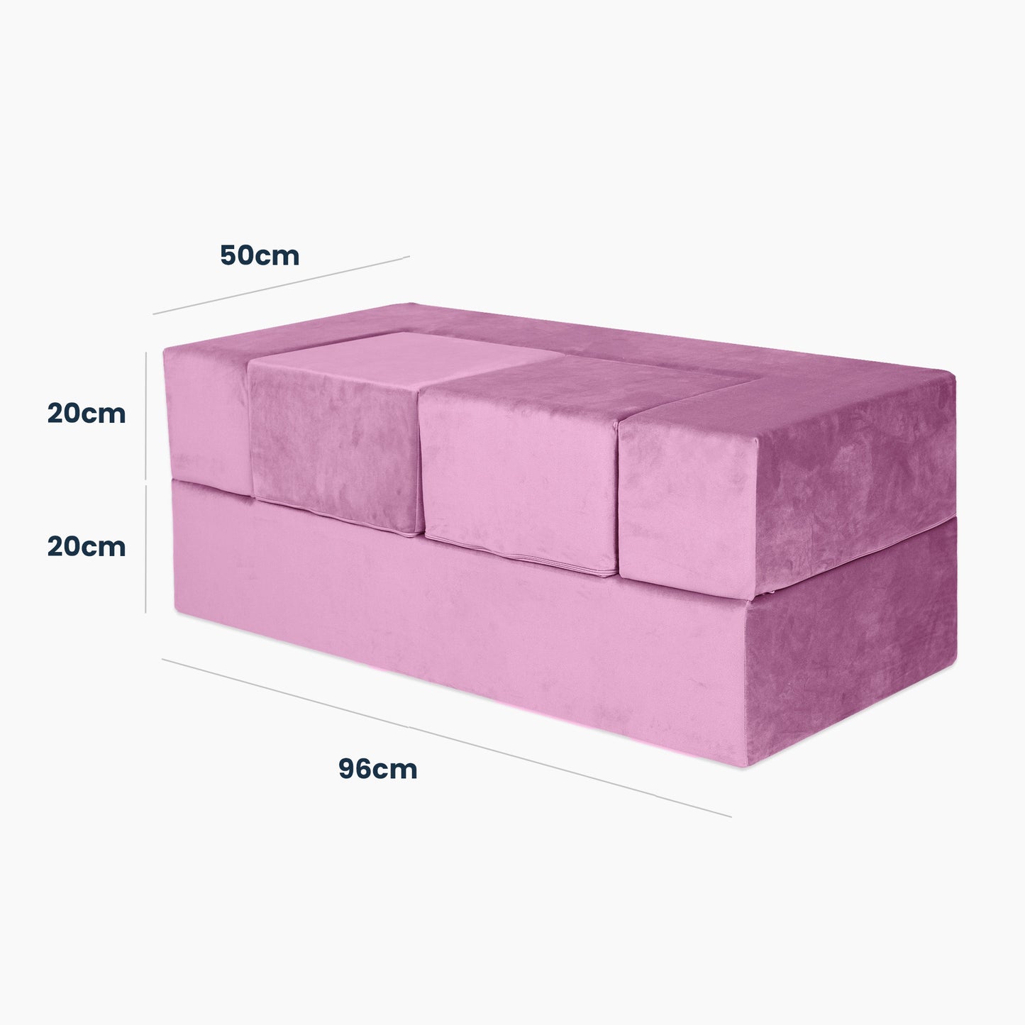 Pink Children's Soft Play Sofa