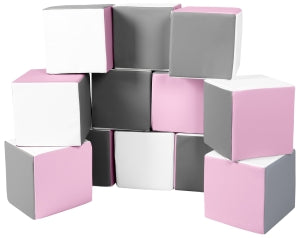 Foam Cube Set — 12 Large Foam Blocks
