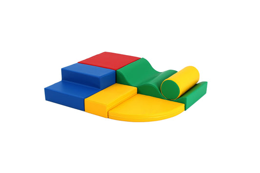 Explorer foam soft play set for a family hub stay-and-play room