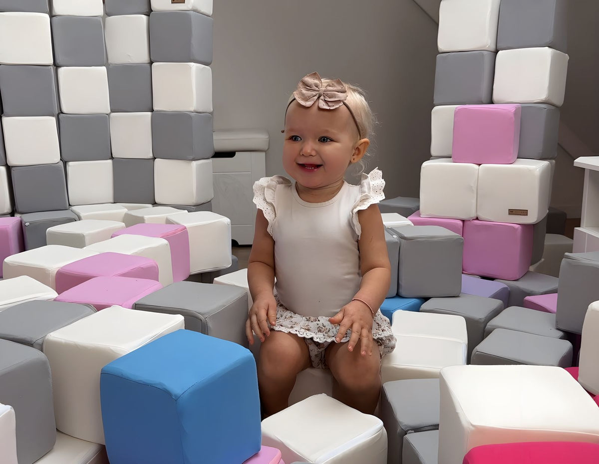 Foam Soft Play Stacking Block Set 45 Pieces