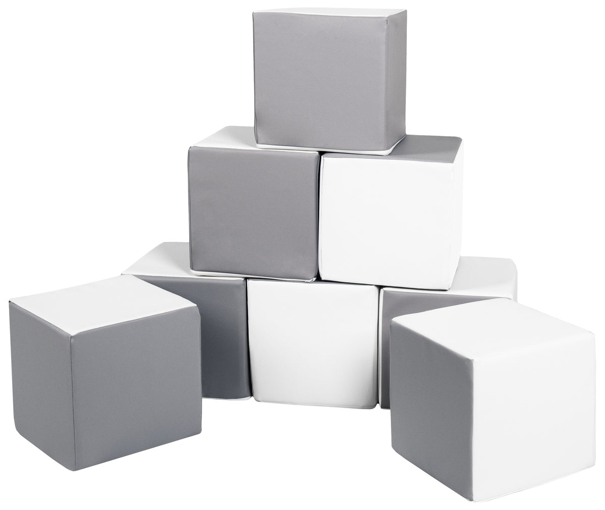 Foam Soft Play Cube Set 8 Foam Blocks for Toddlers