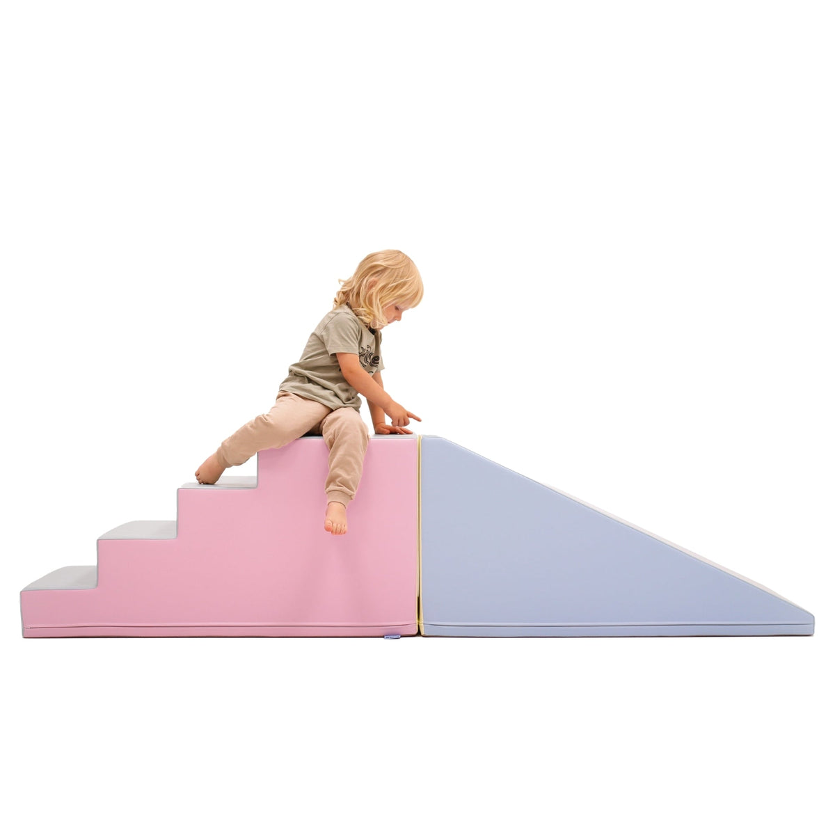 Mega Fun Slider foam soft play step and slide set