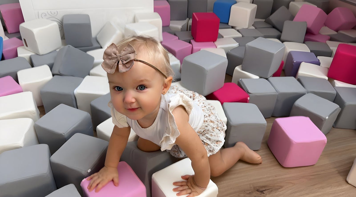 Foam Soft Play Stacking Block Set 45 Pieces