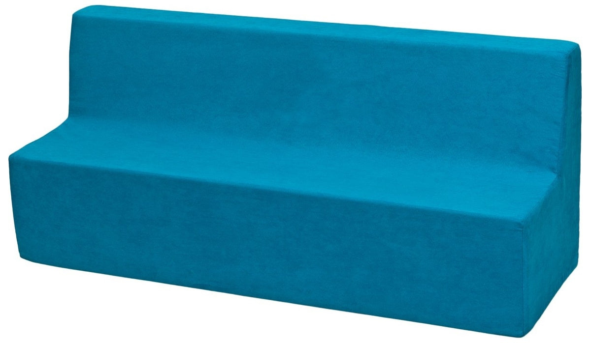 Children's Foam Sofa - Soft Kids Couch for Playrooms - Blue