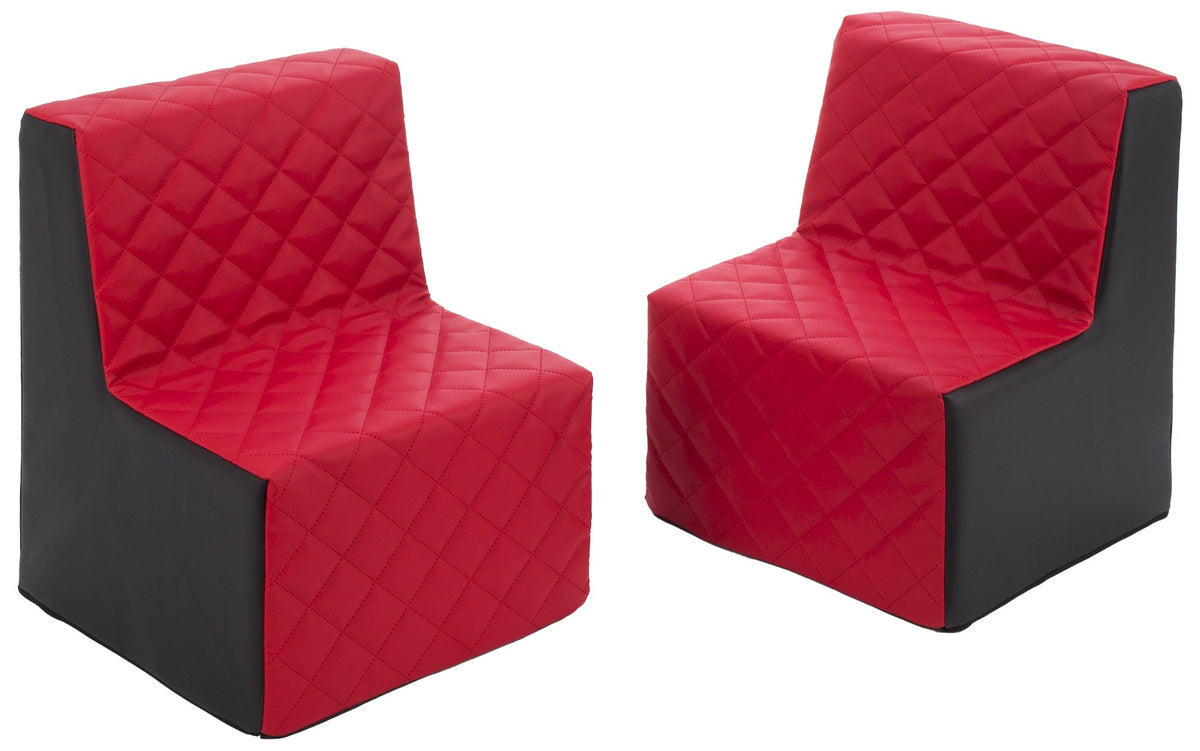Quilted Eco Leather Kids Chairs