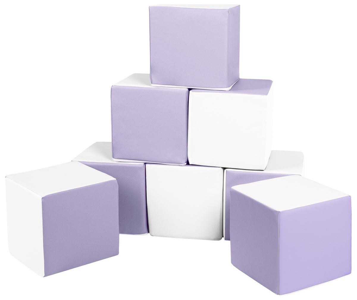 Foam Soft Play Cube Set 8 Foam Blocks for Toddlers