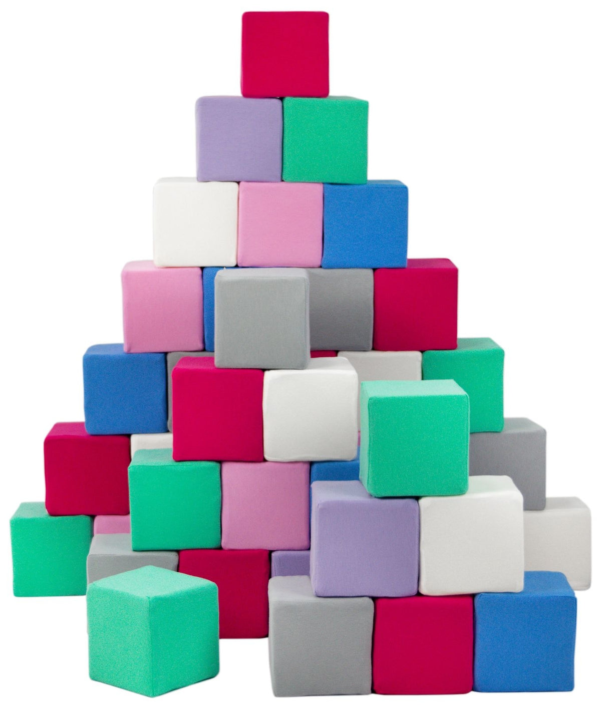 Foam Soft Play Stacking Block Set 45 Pieces