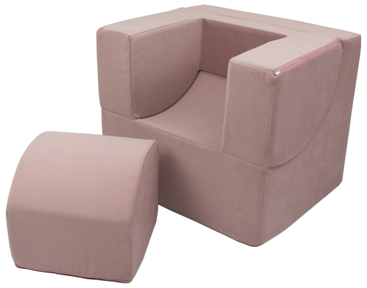 Folding Kids Foam Armchair - Converts to Lounger