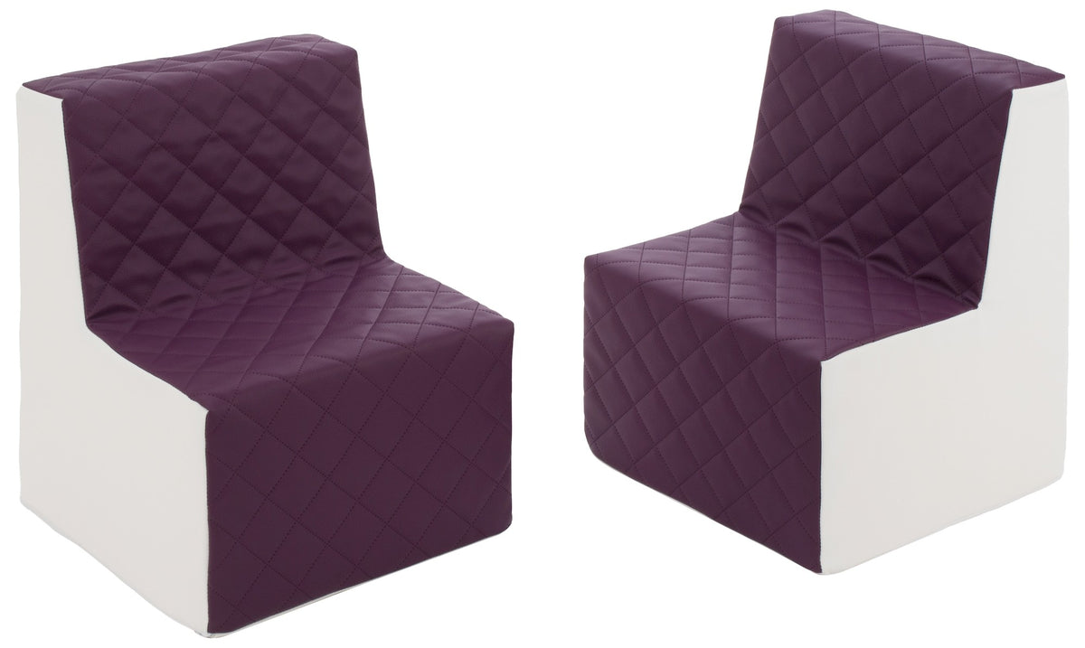 Quilted Eco Leather Kids Chairs