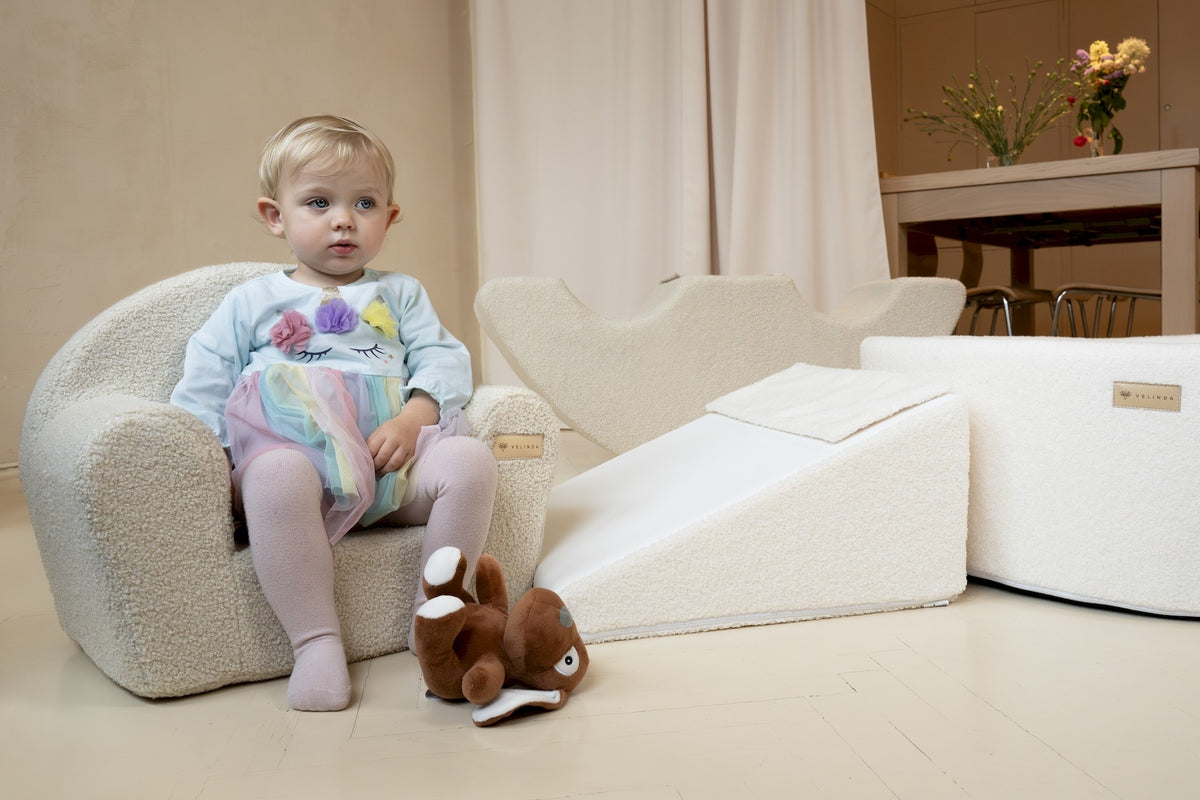 Boucle Children's Foam Armchair