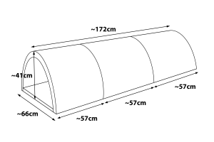 Foam I-Tunnel Soft Play Set — 3 Pieces