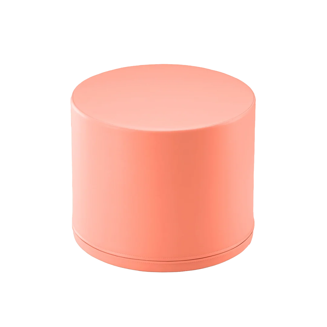 Round Play Pouf - Children's Foam Seat for Playrooms & Nurseries