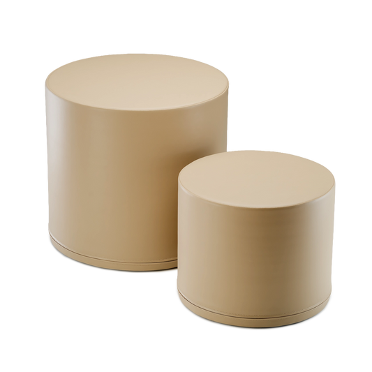 Large round play pouf for kids playroom