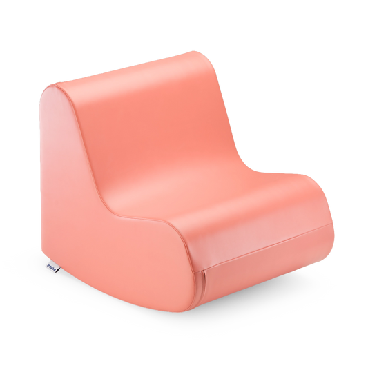Children's foam rocking chair side view