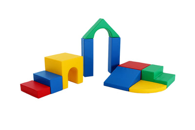 Creativity Set built as a soft play den
