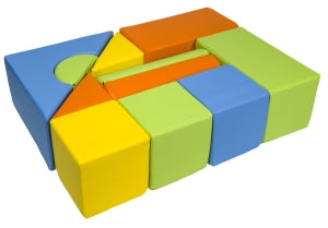 Rainbow Soft Play Castle Blocks