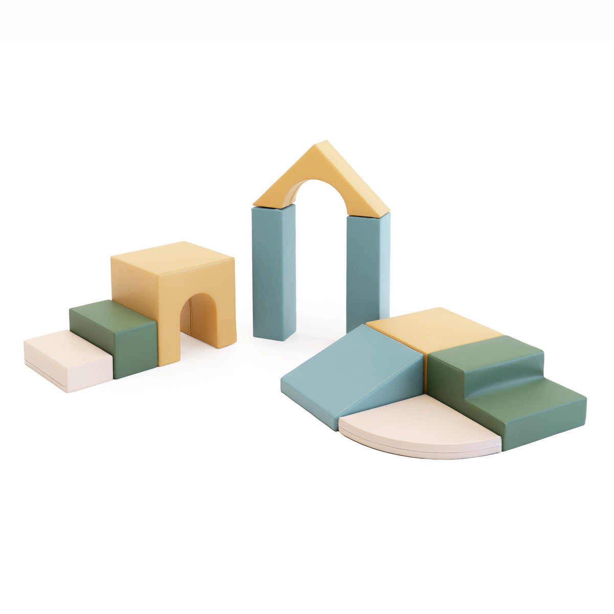 Creativity soft play set in pastel sea