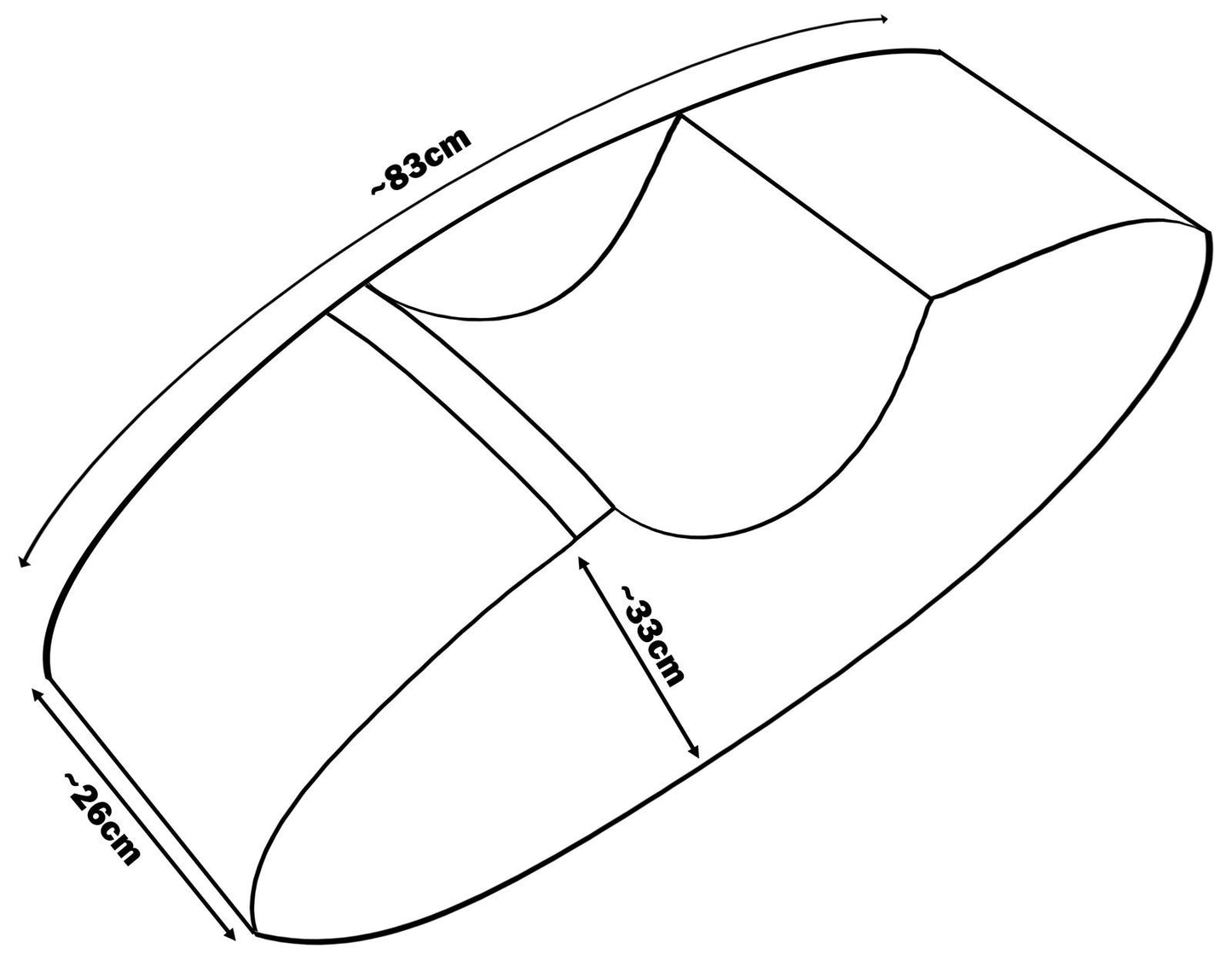 Soft Play Rocker - Measurements