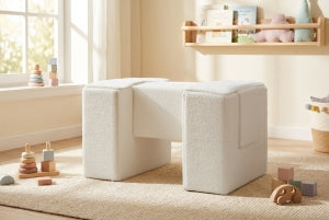 Bouclé Footbridge Set — 3 Large Foam Blocks