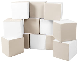 Foam Cube Set — 12 Large Foam Blocks