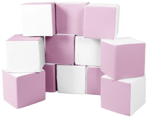Foam Cube Set — 12 Large Foam Blocks