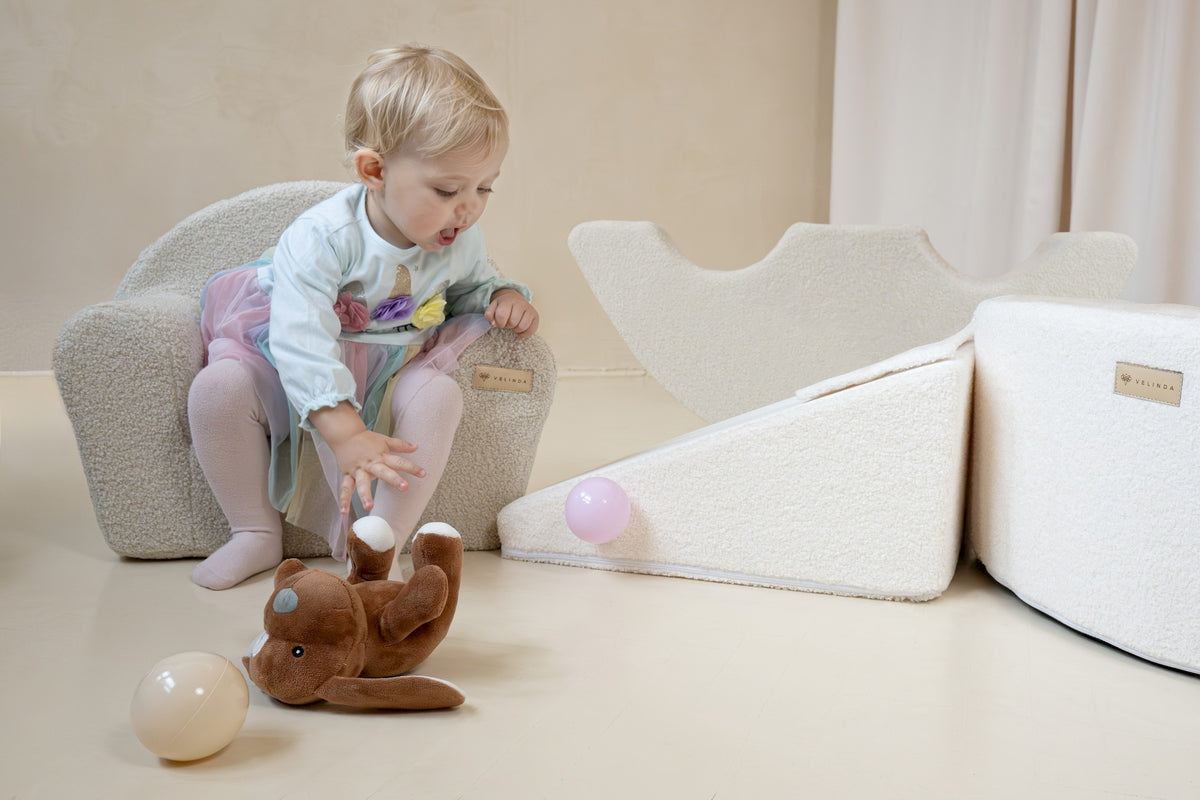 Boucle Children's Foam Armchair