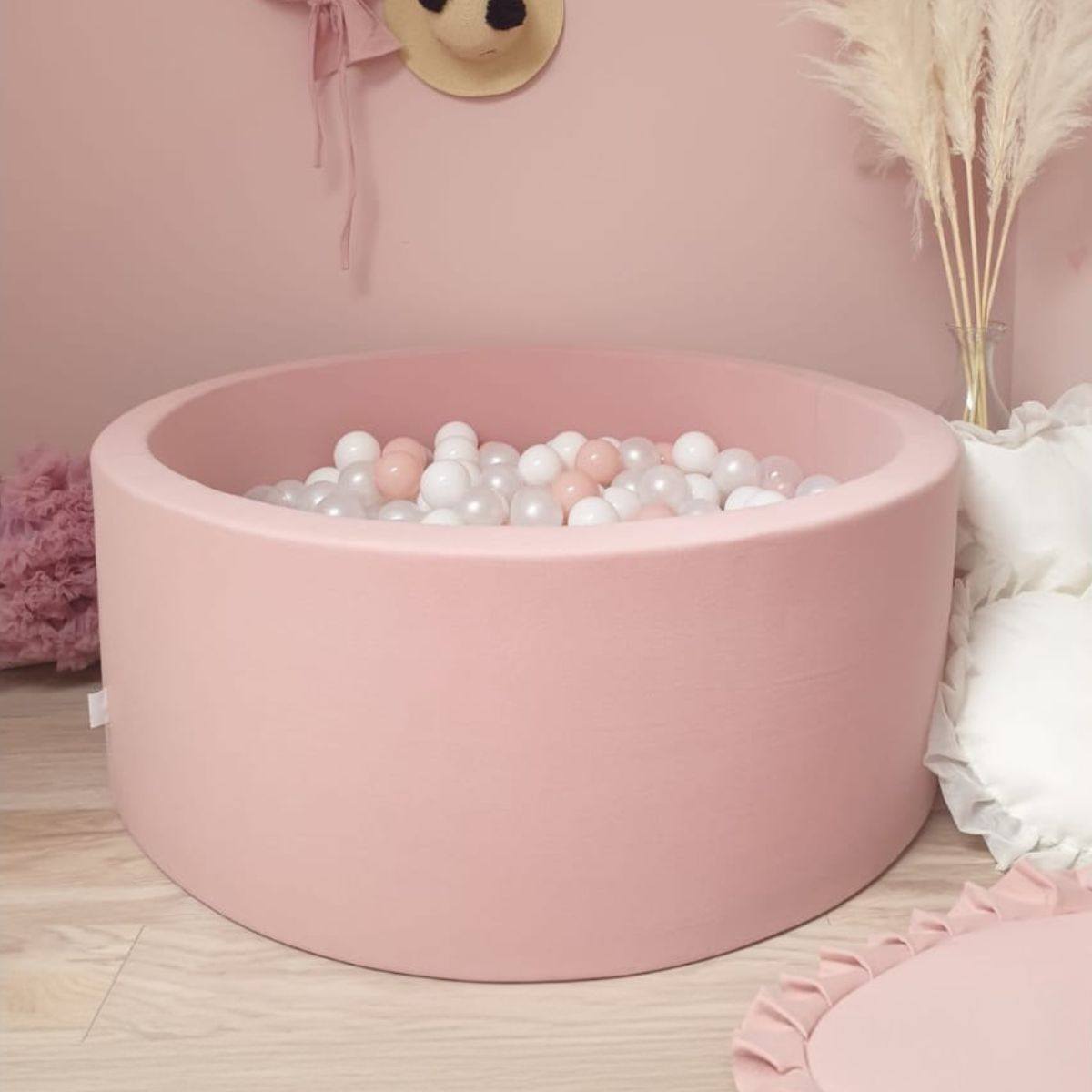 Cotton XXL Ball Pit 40 x 100cm in Pink