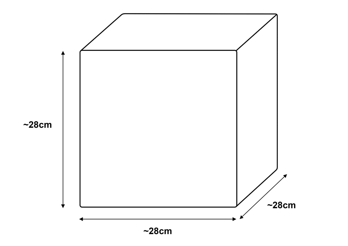 Foam Soft Play Cube Set 4 Foam Blocks for Toddlers