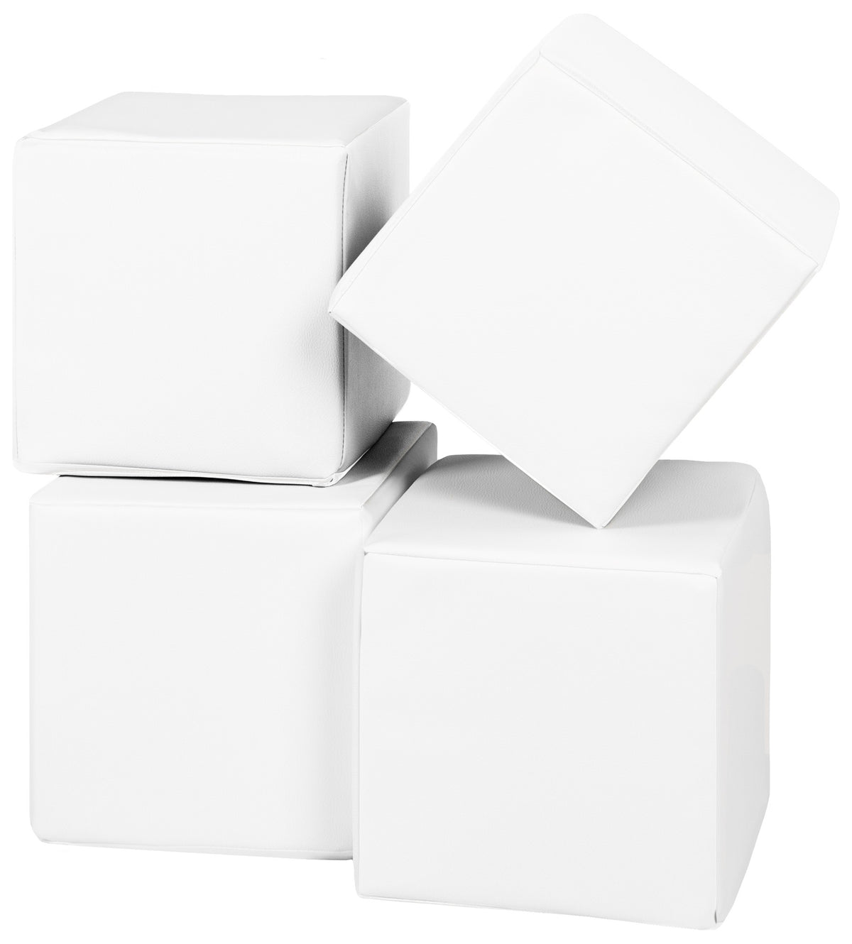 Foam Soft Play Cube Set 4 Foam Blocks for Toddlers