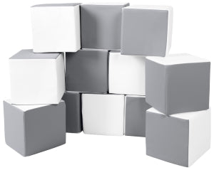 Foam Cube Set — 12 Large Foam Blocks