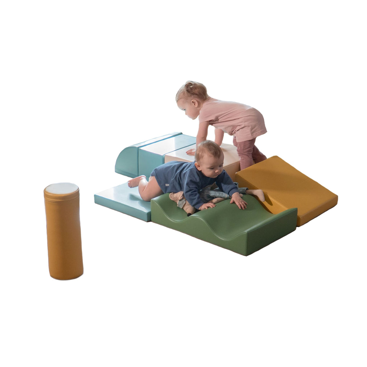 Discoverer soft play set second turquoise pastel view