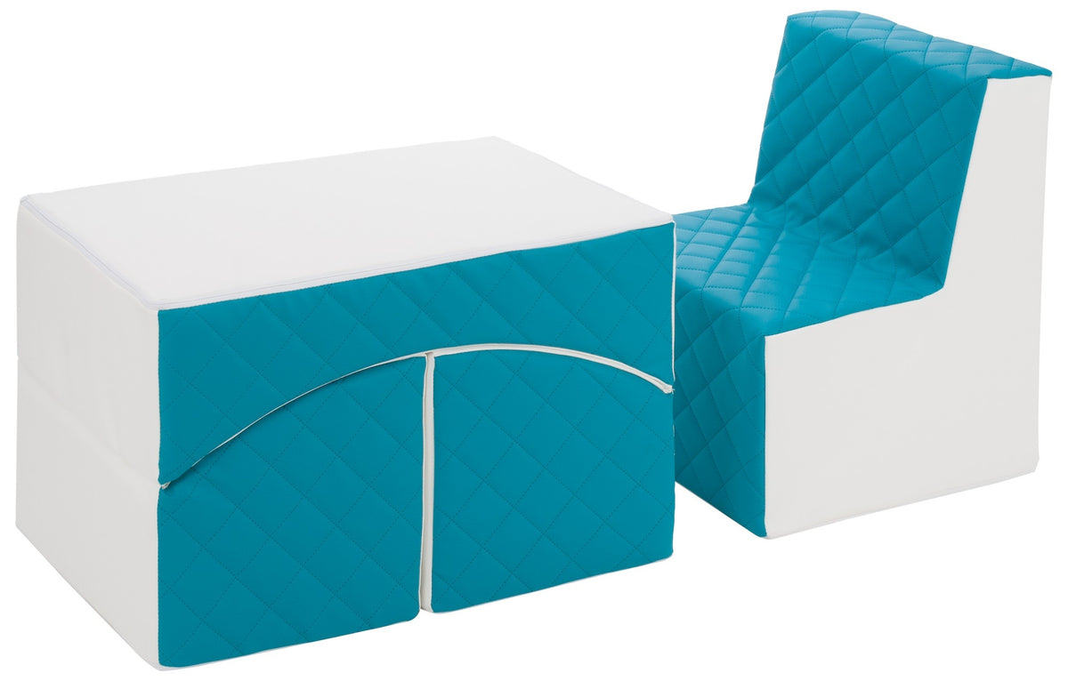Quilted Eco Leather Kids Furniture - Chair & Lounger