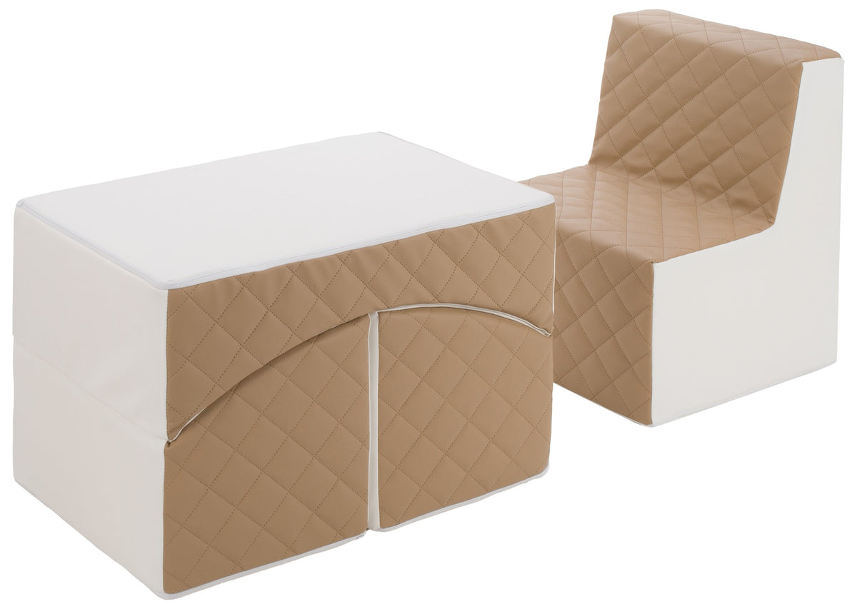 Quilted Eco Leather Kids Furniture - Chair & Lounger