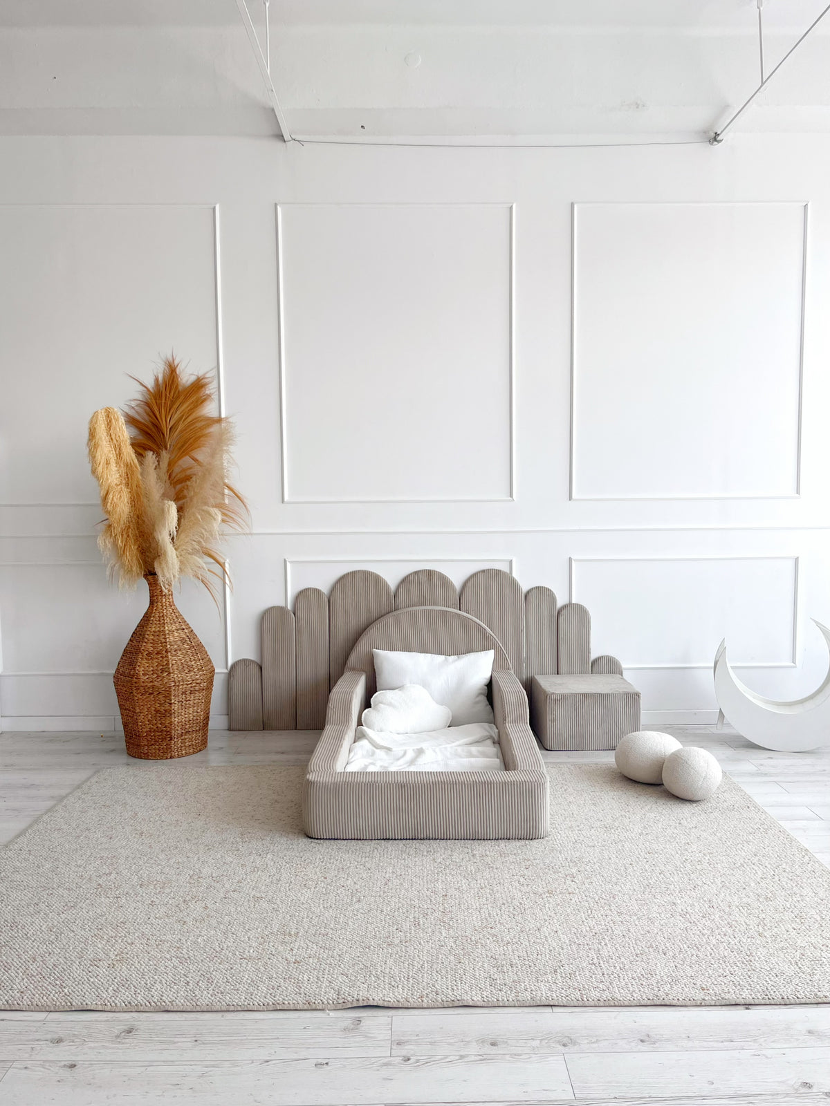 Corduroy Children's Foam Bed Toddler Floor Bed